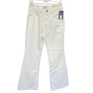 Universal Thread Womens High Rise Flare Jeans Size 8/S White Denim Comfort Stret